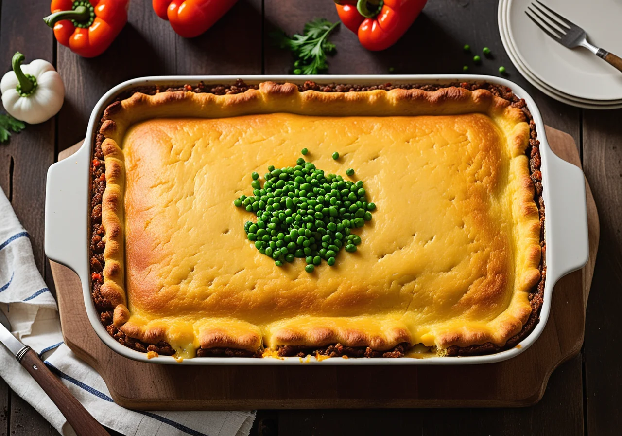 English Lentil Casserole (Shepherd's Pie)