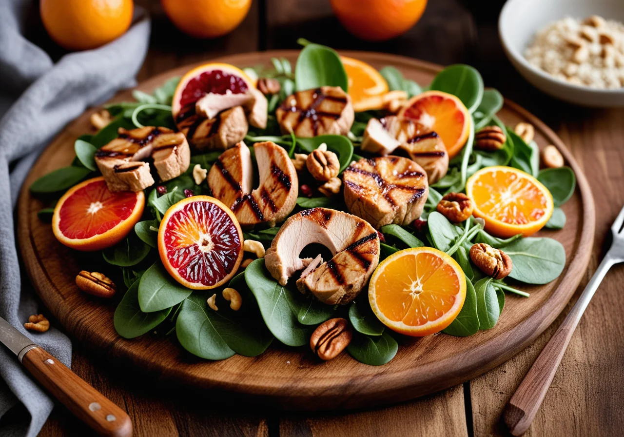 Winter Salad with Blood Oranges