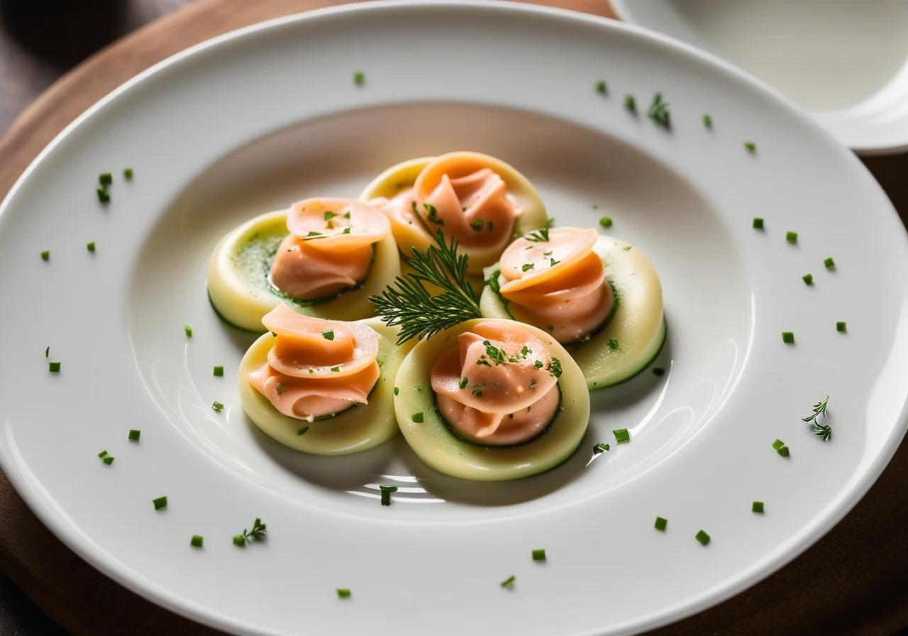 Quick Tortellini with Smoked Salmon