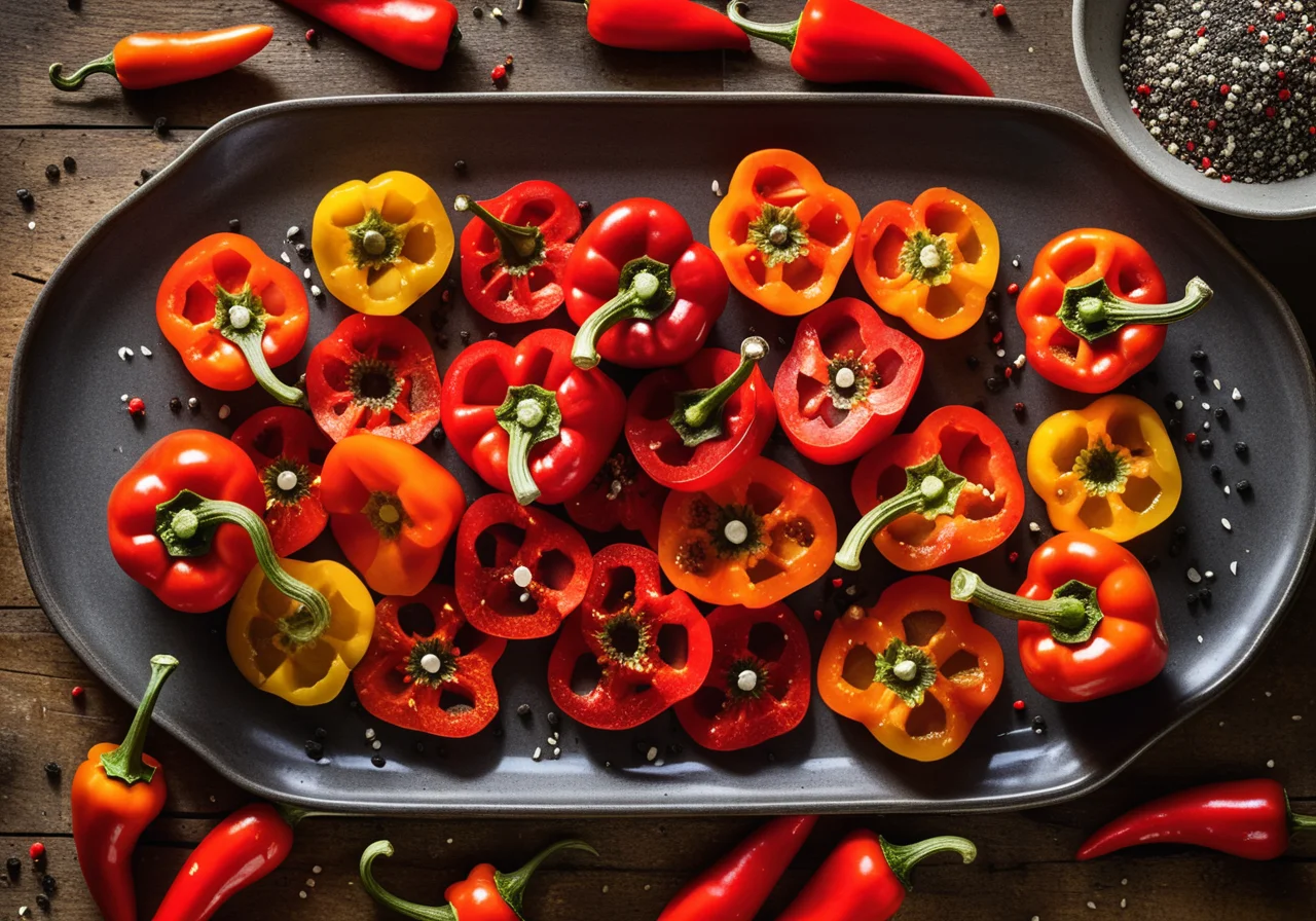 Pickled Peppers with Garlic
