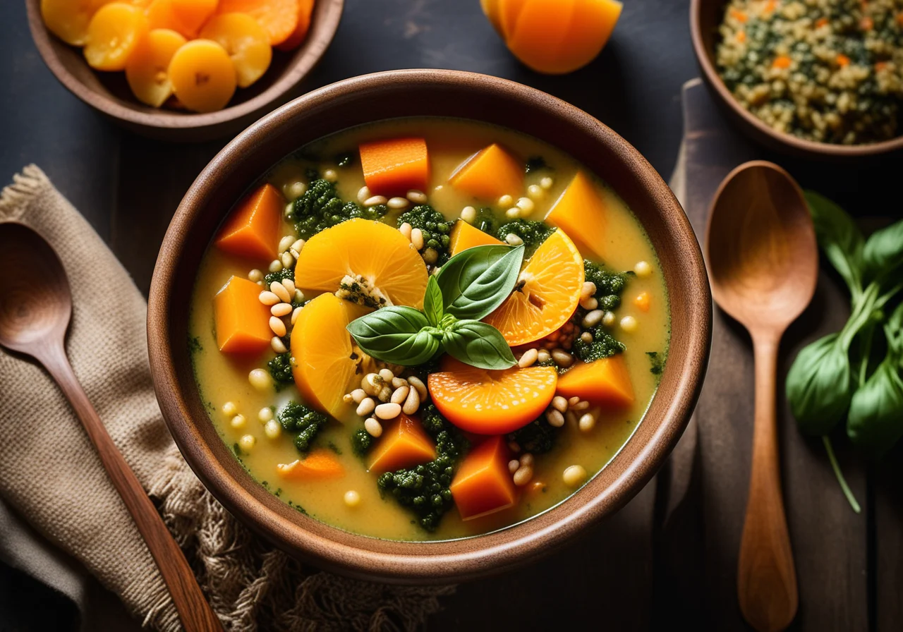 Barley Soup with Winter Vegetables