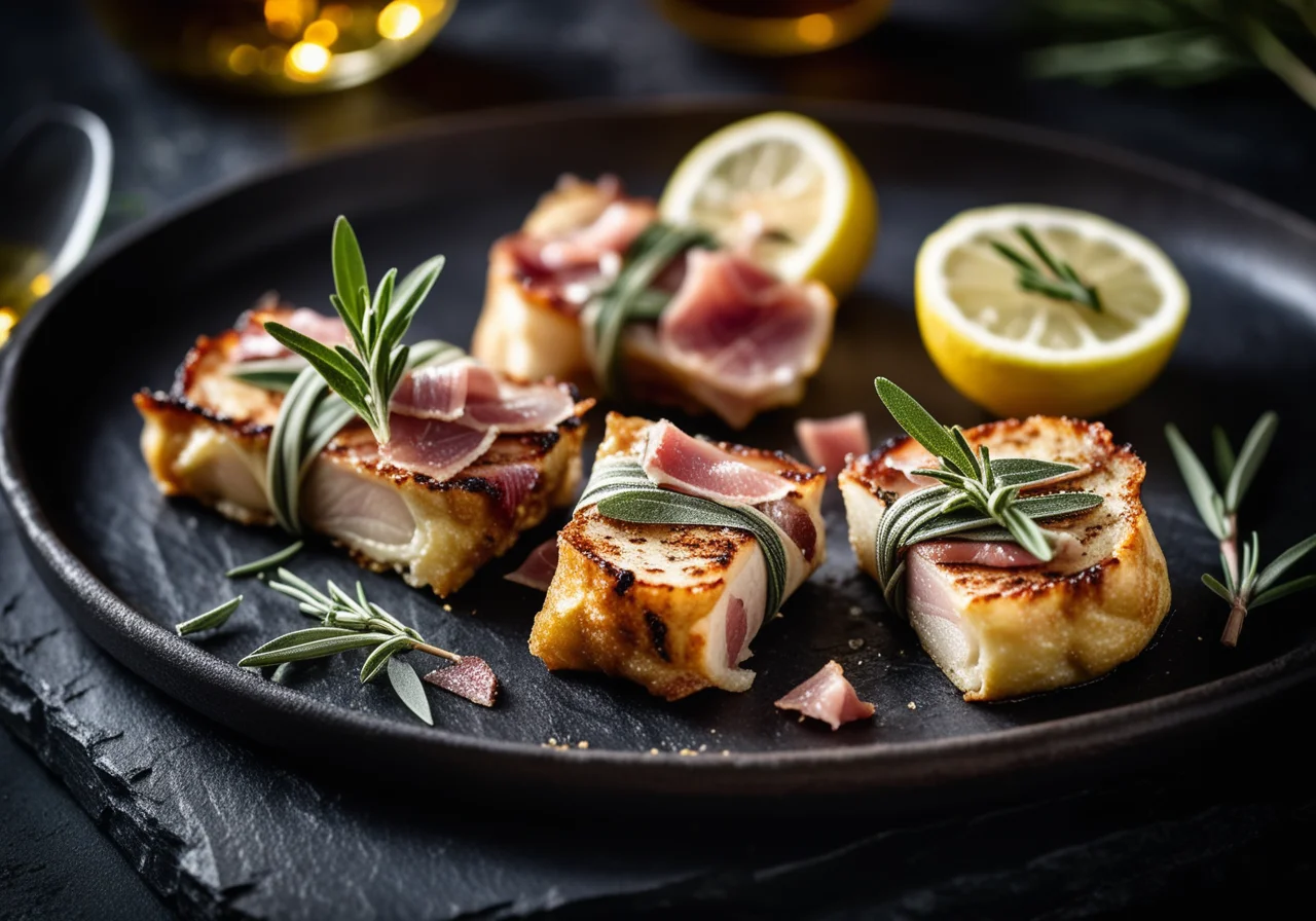 Steinbeißer im Saltimbocca-Stil