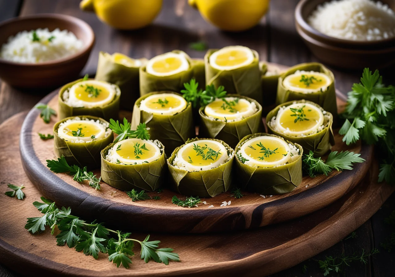 Stuffed Grape Leaves