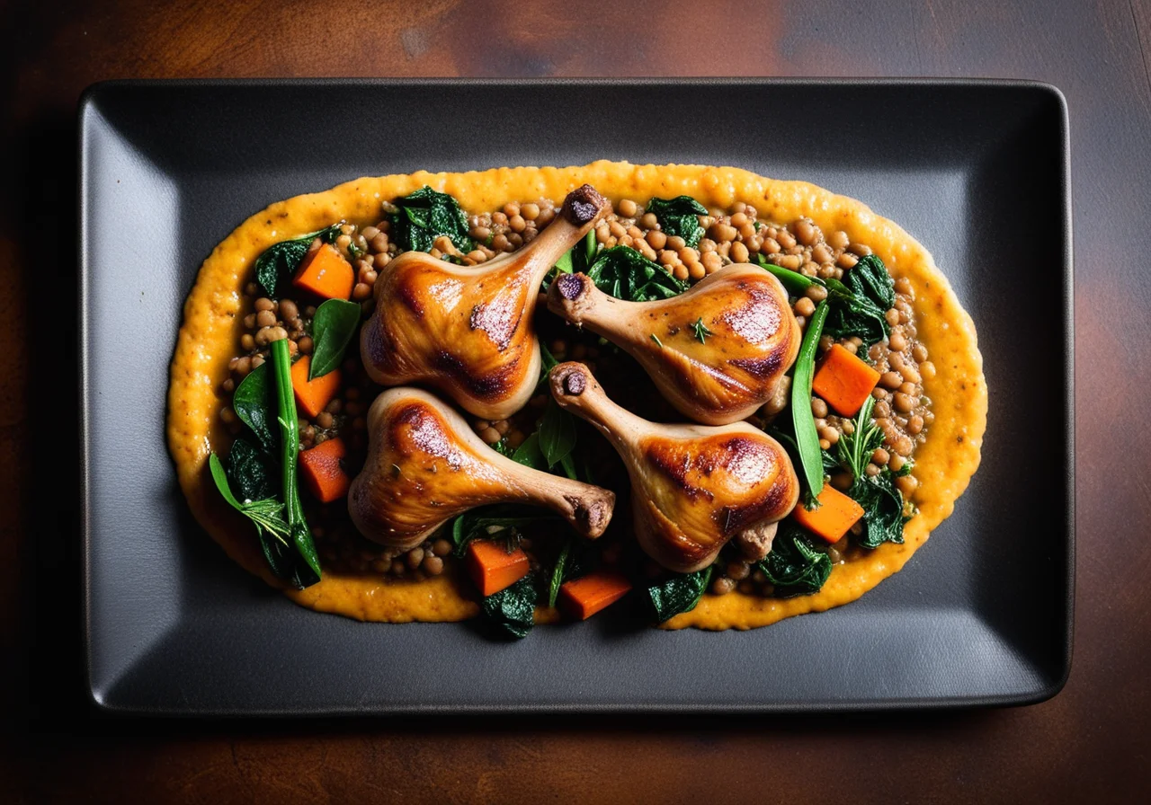 Duck with Lentils