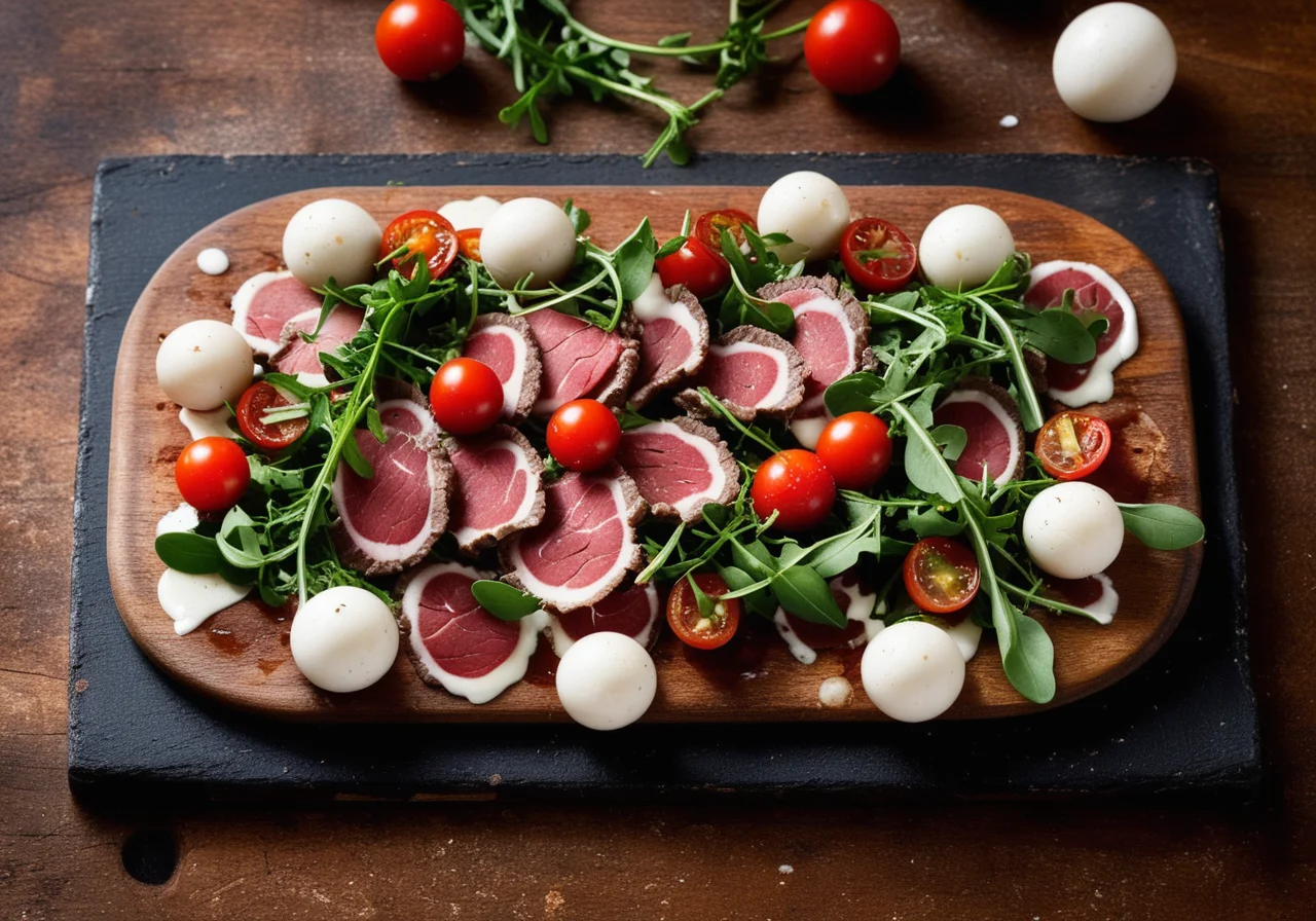 Carpaccio with Balsamic