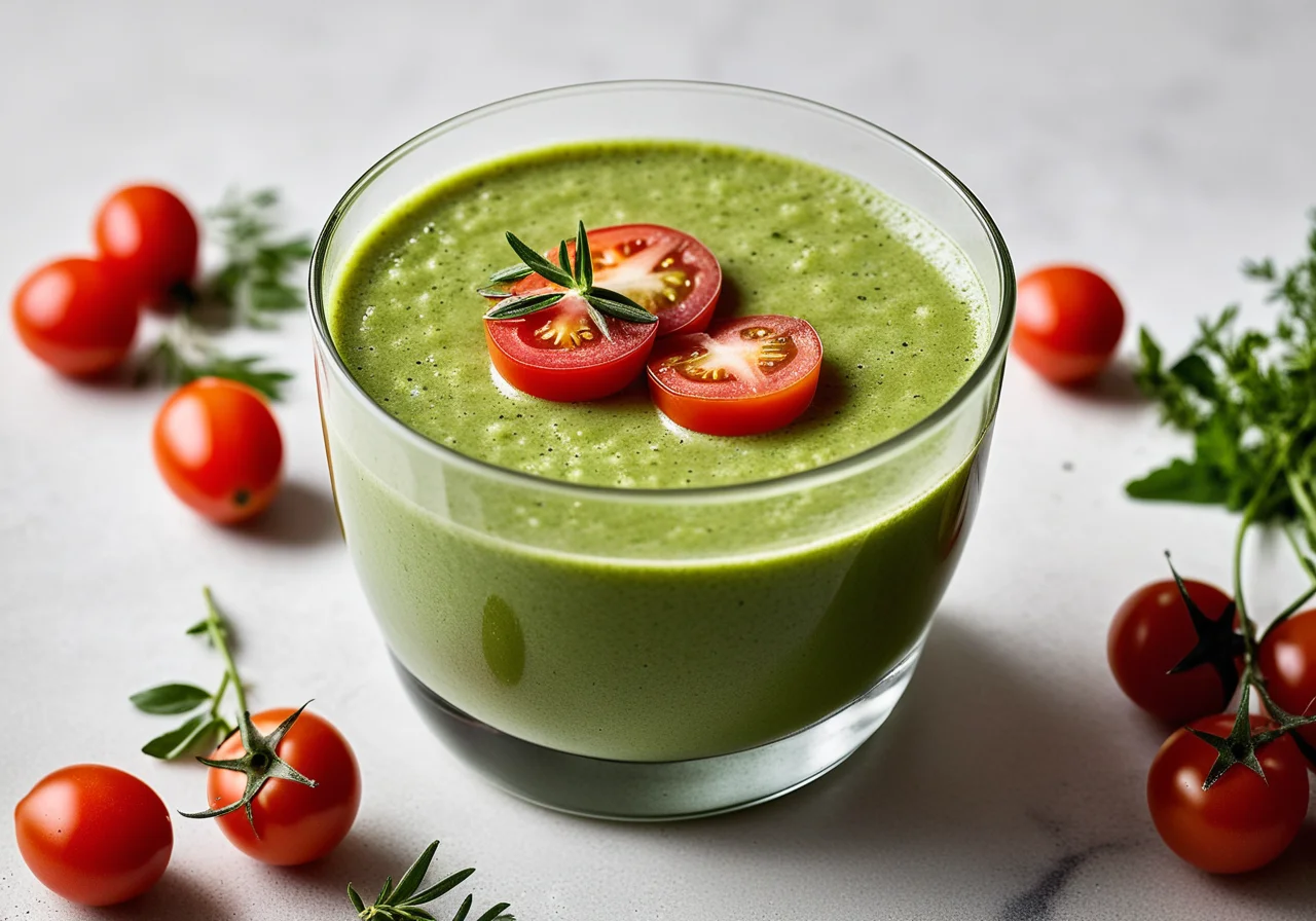 Spinach Yogurt Smoothie with Noilly Prat