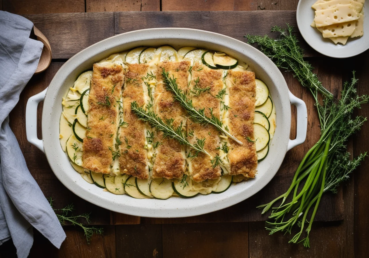 Zucchini Fish Casserole