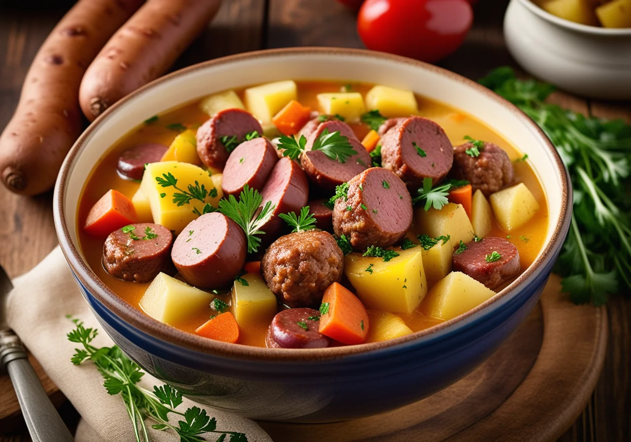 Kartoffel-Bratwurst-Eintopf