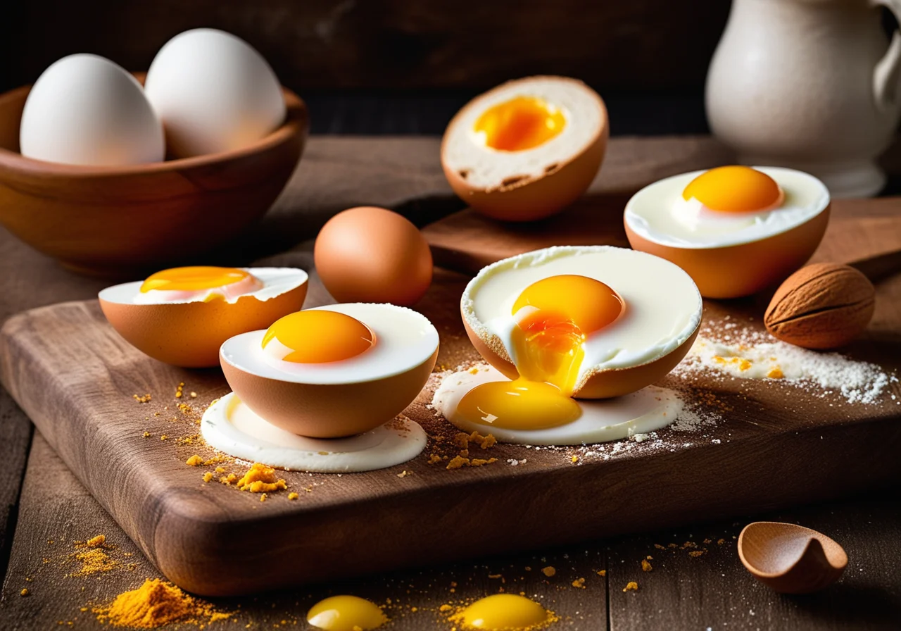 Eggs with Quark Filling