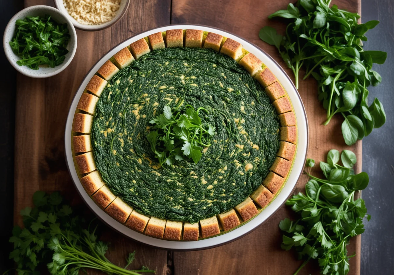 Vegan Spinach Cake