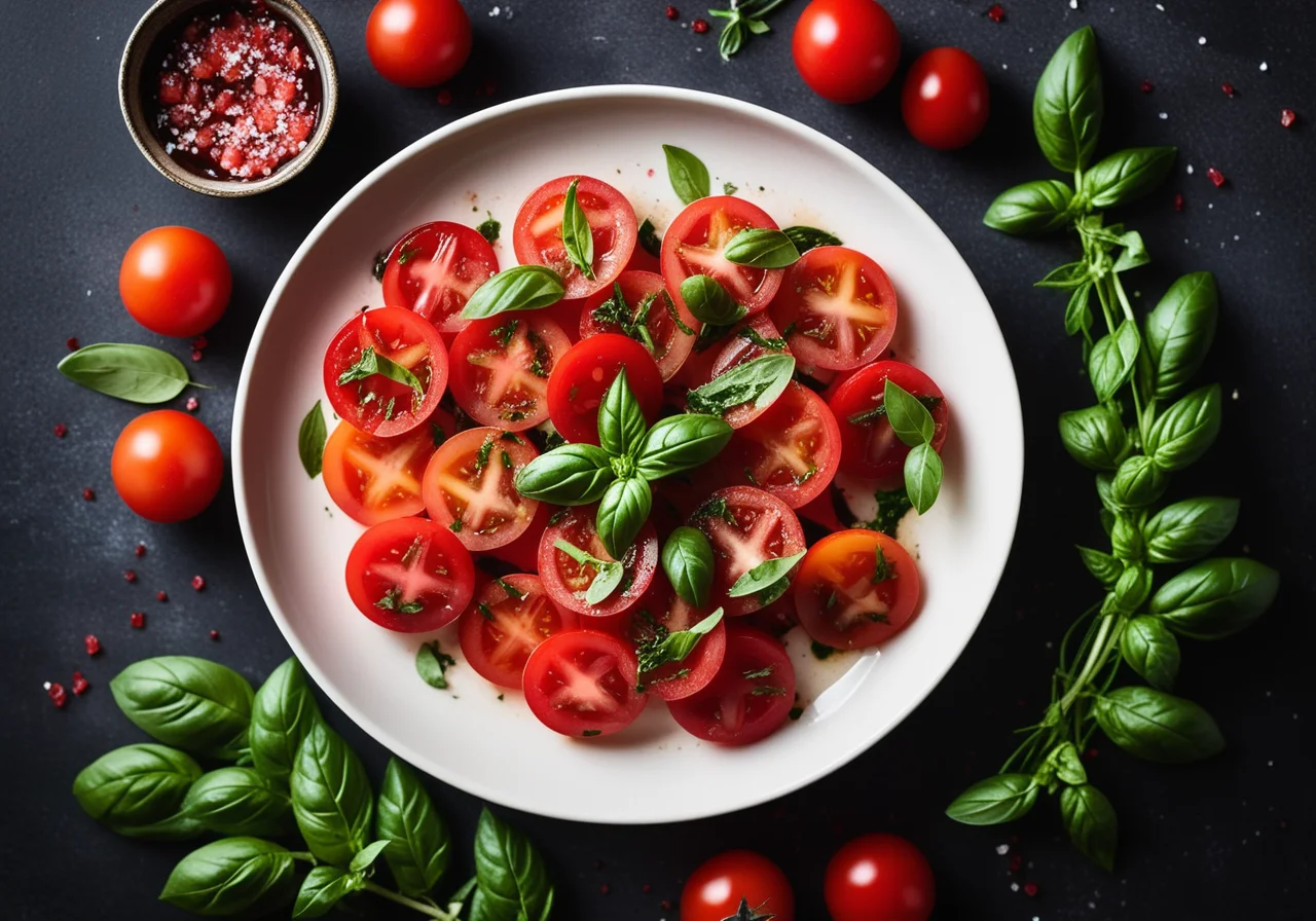 Tomato Tartar with Balsamic