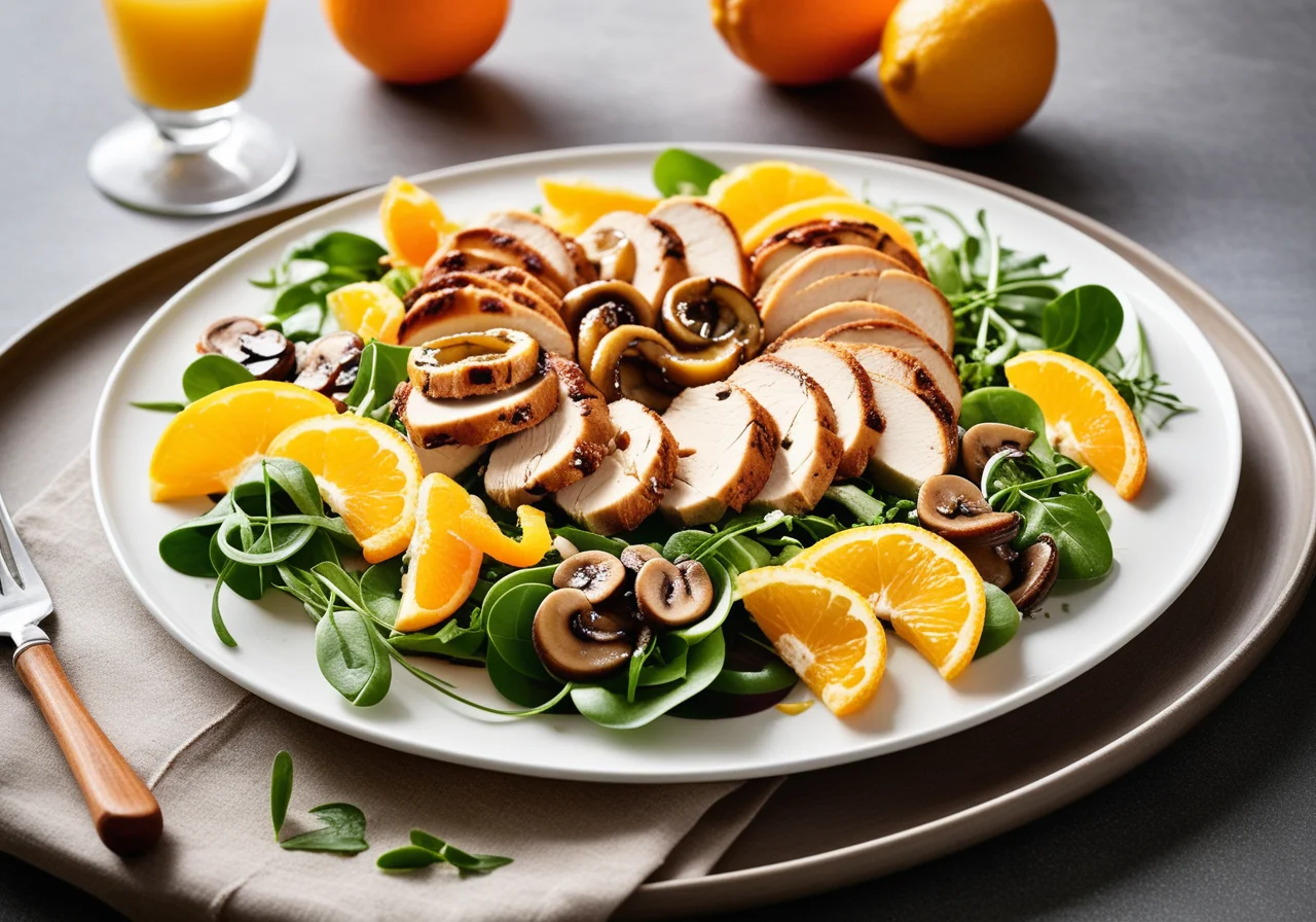 Chicken Salad with Orange Dressing