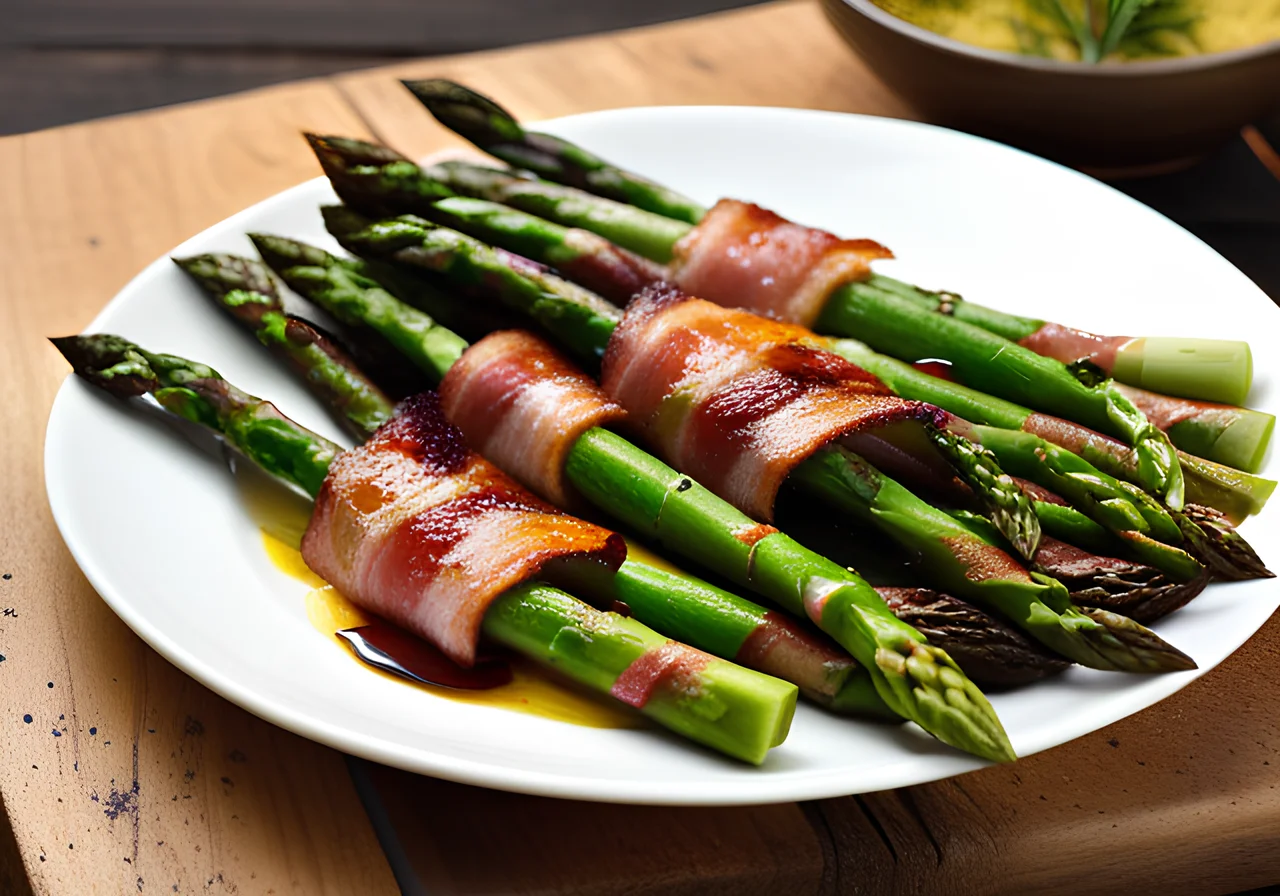 Grilled Asparagus with Bacon