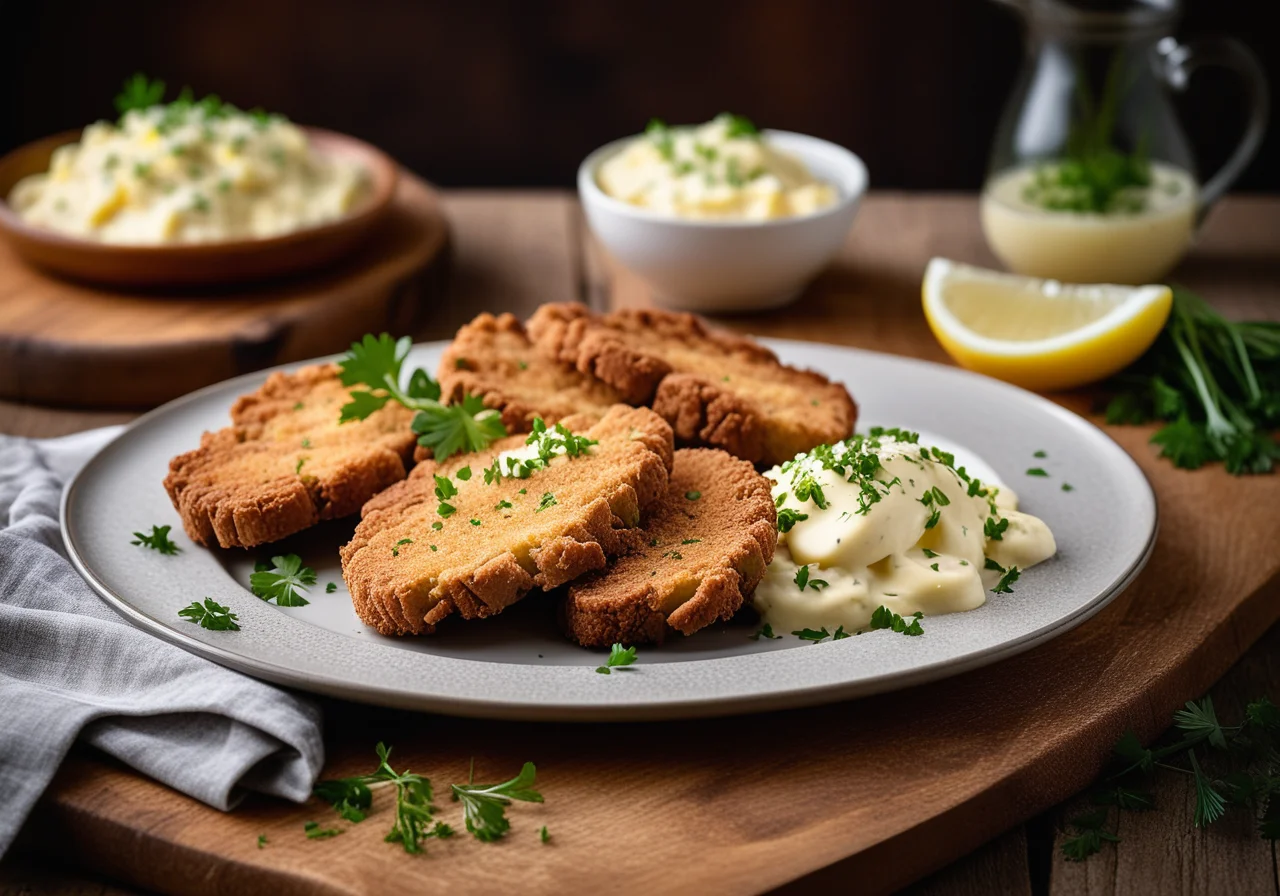 Vienna-Style Schnitzel with Potato Salad