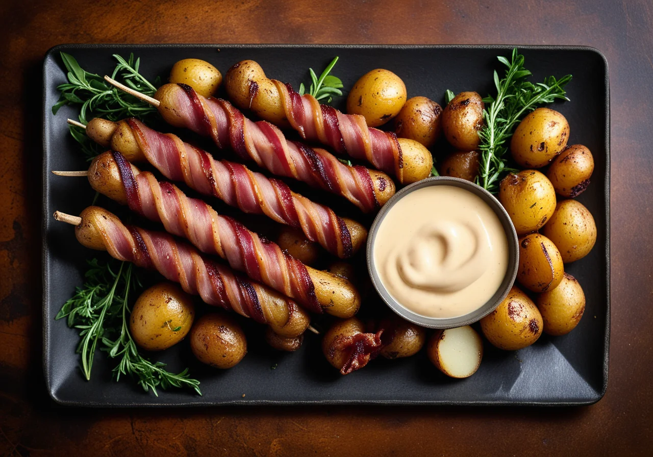 Rabbit in Bacon Wrap