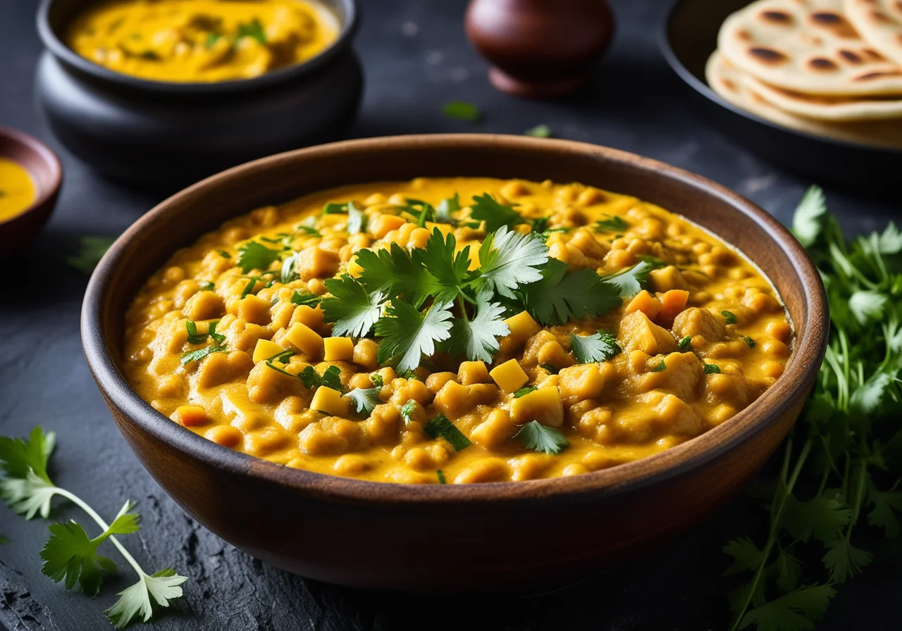 Lentil Curry with Coriander