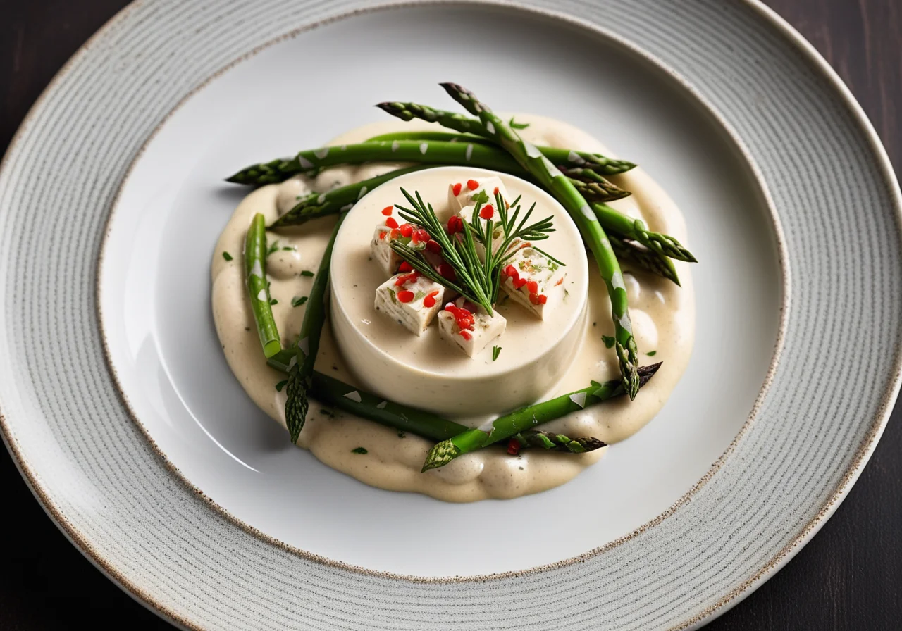 River Crab with Mushrooms and Dill Cream