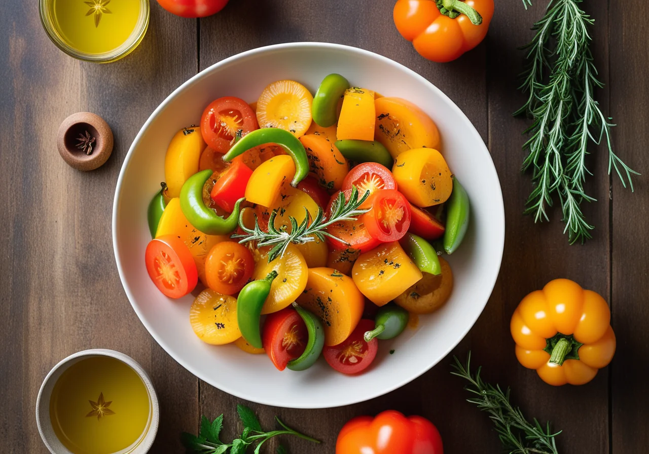 Paprika-Melonen-Patty