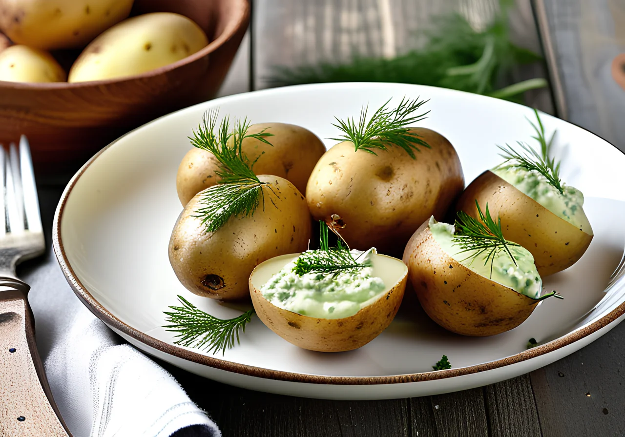 Potatoes with Herb Quark