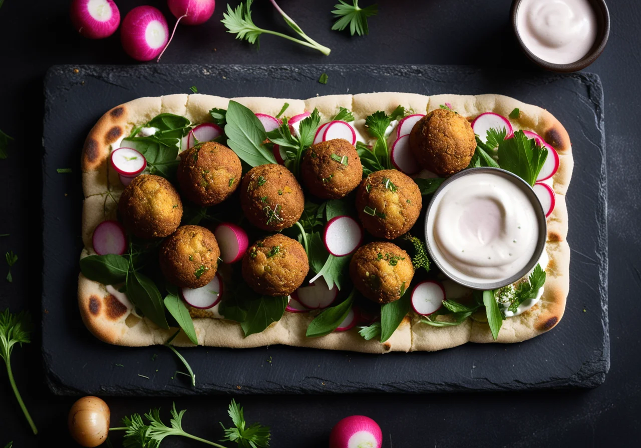 Wild Garlic Falafel
