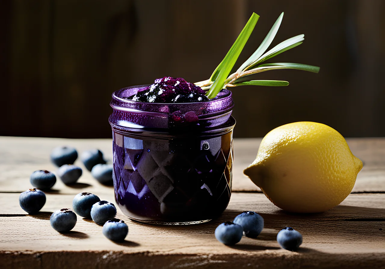 Blueberry Marmalade with Lemongrass