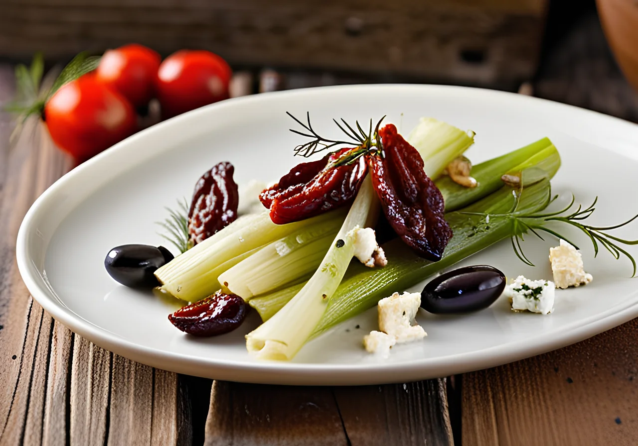 Roasted Fennel with Olives, Feta, and Dried Tomatoes