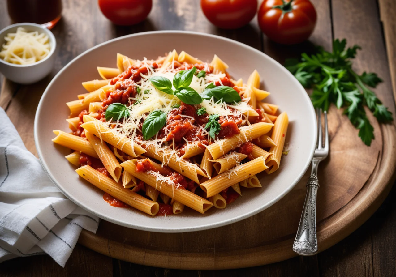 Spicy Tomato Pasta