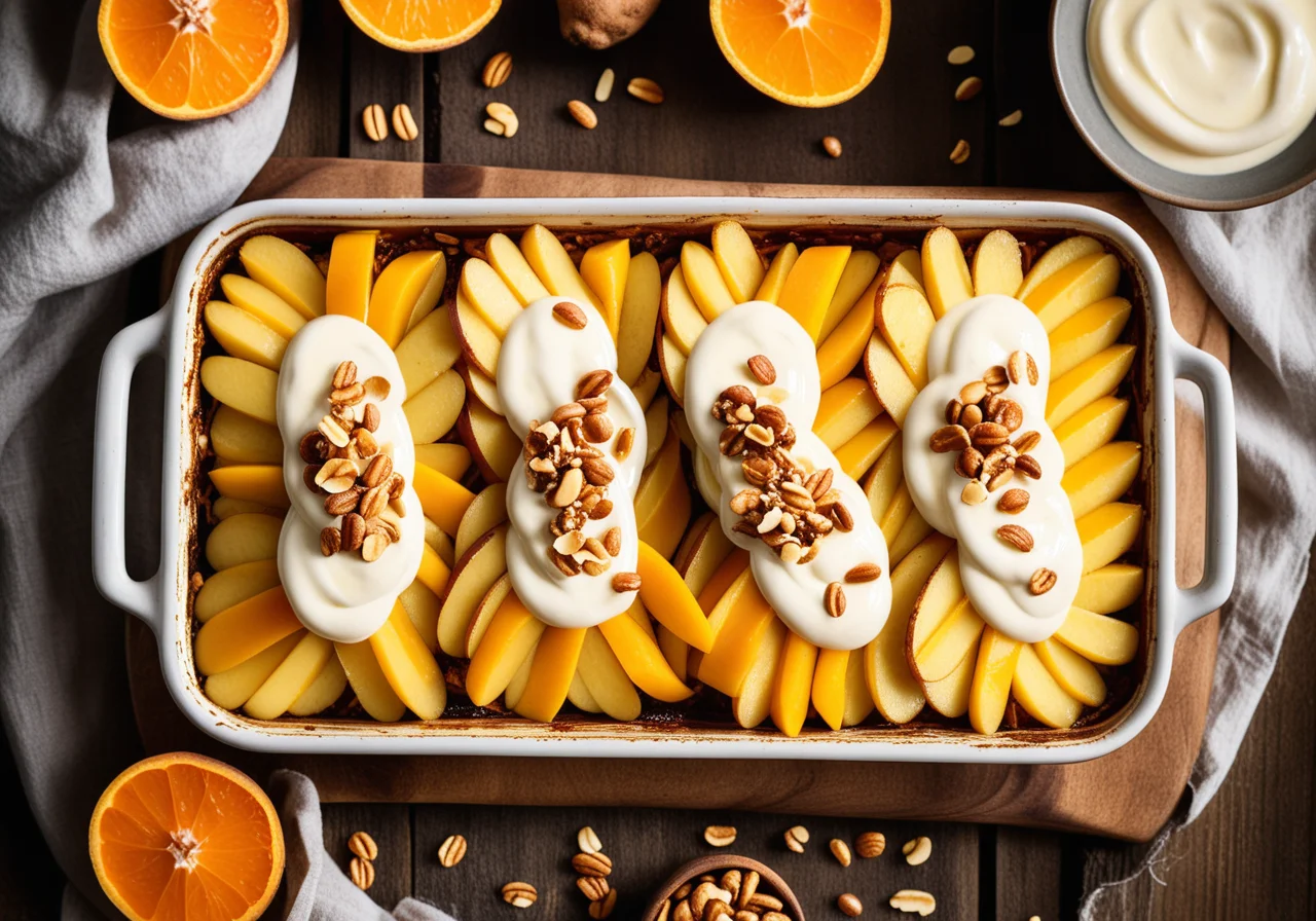 Potato Gratin with Mango