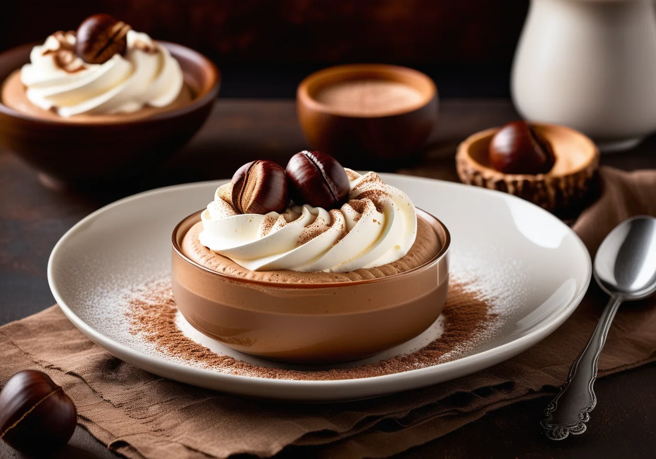 Chestnut Cream with Cream (Monte Bianco)