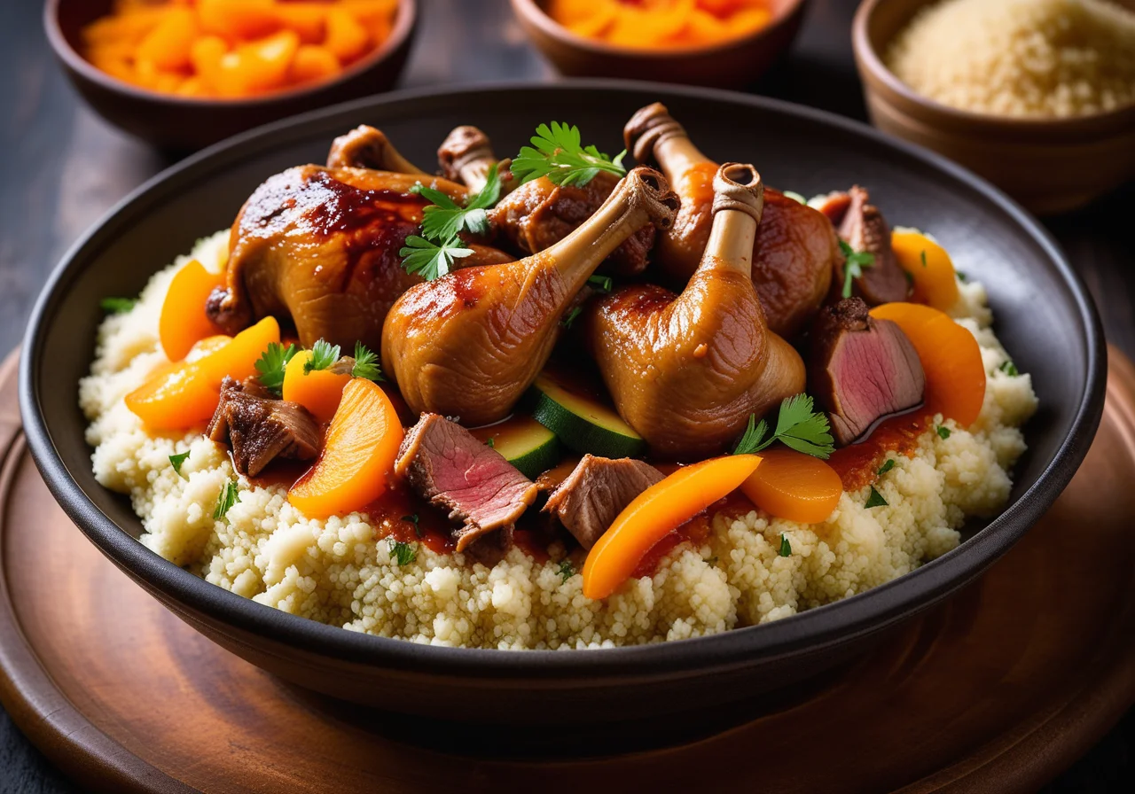 Tajine with Duck and Couscous