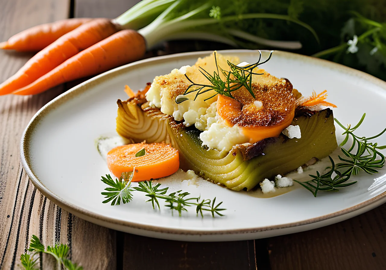 Vegetable Gratin with Feta