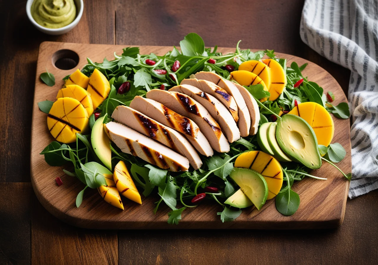 Mango Curry Salad with Chicken