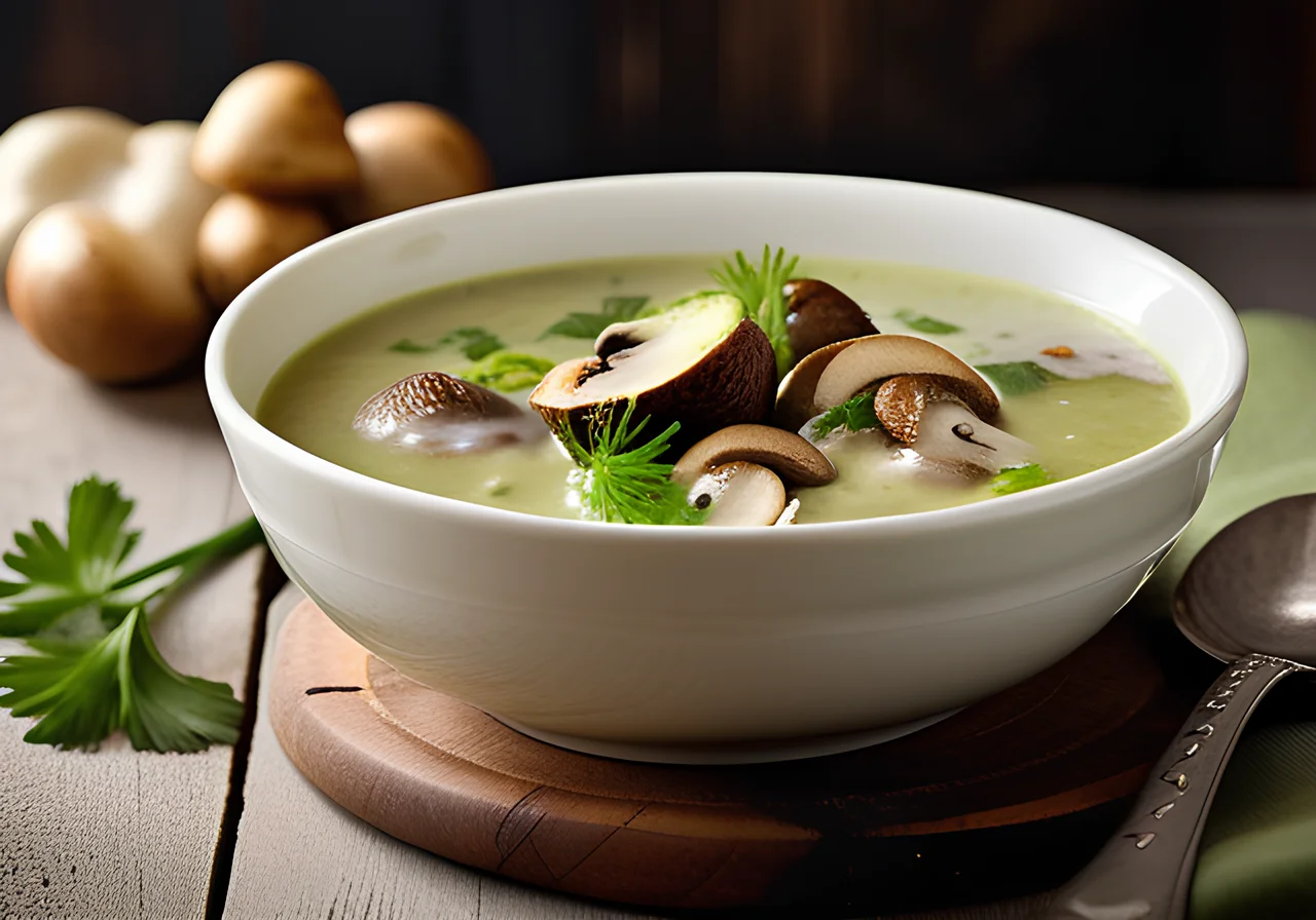 Creamy Brussels Sprouts & Bean Soup