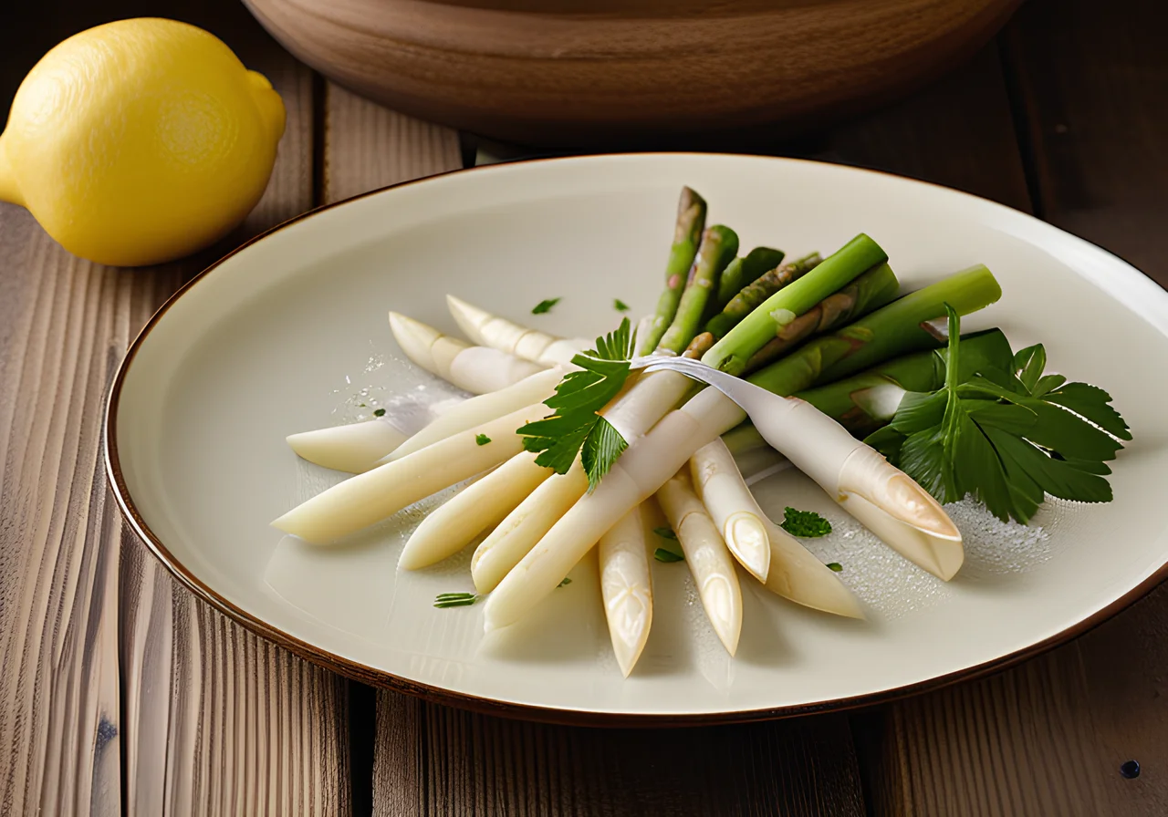 White Asparagus Salad with Parsley