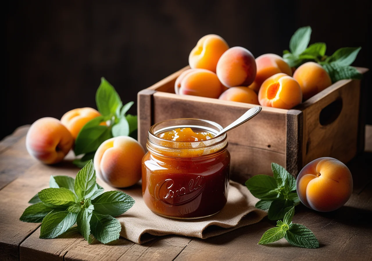Apricot, Cucumber and Mint Jam