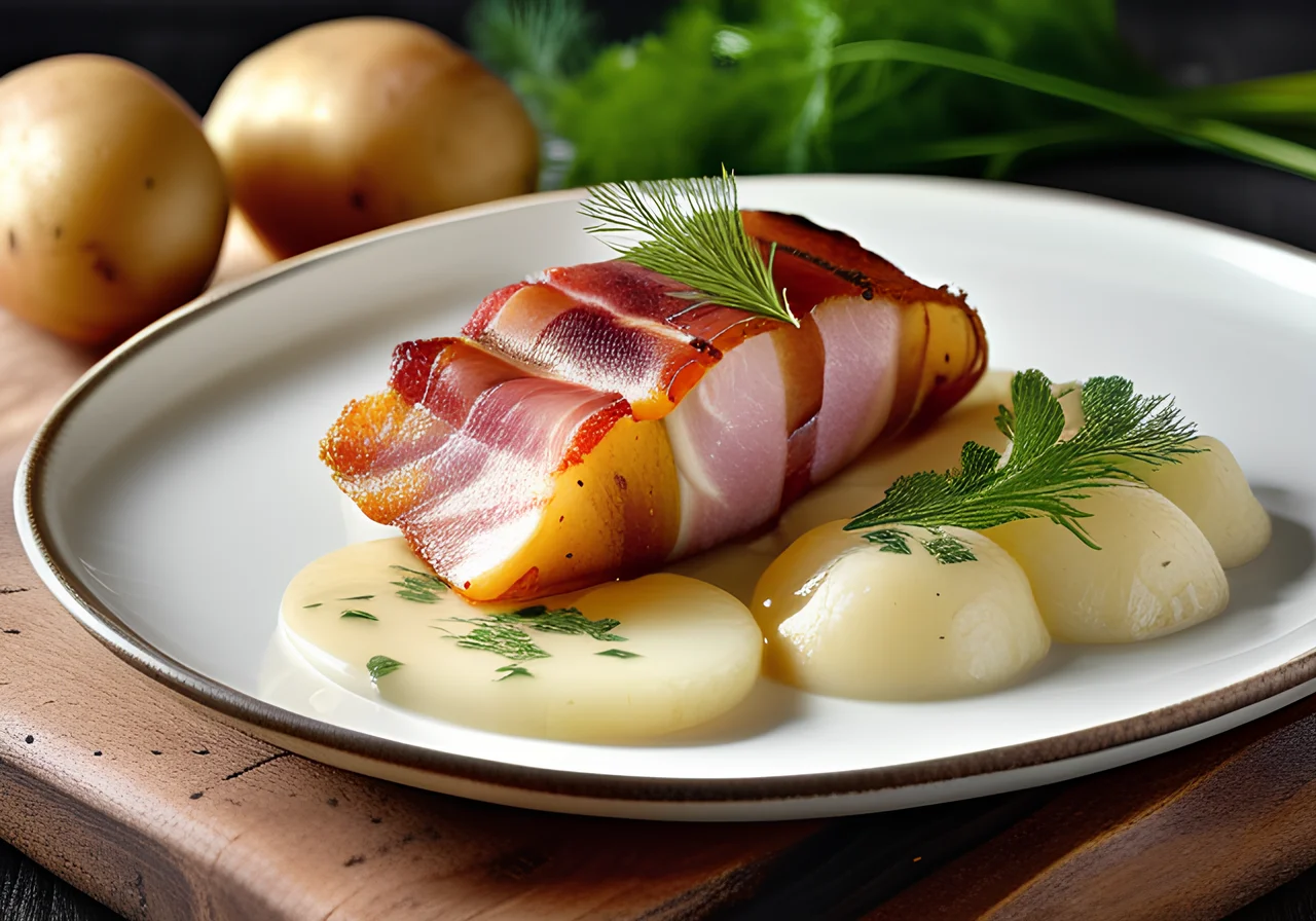Fish Fillet Wrapped in Bacon