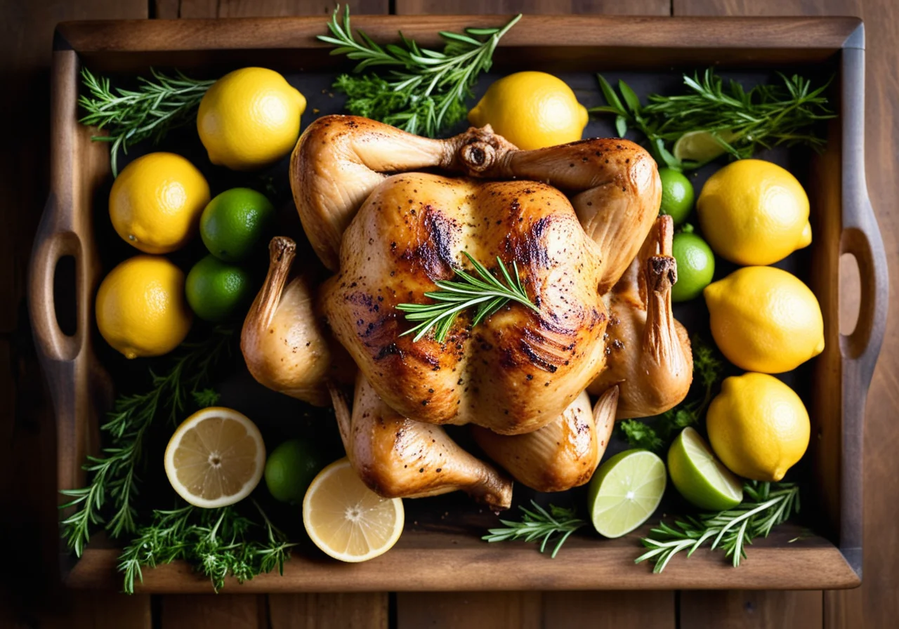 Chicken with Lemon and Lime