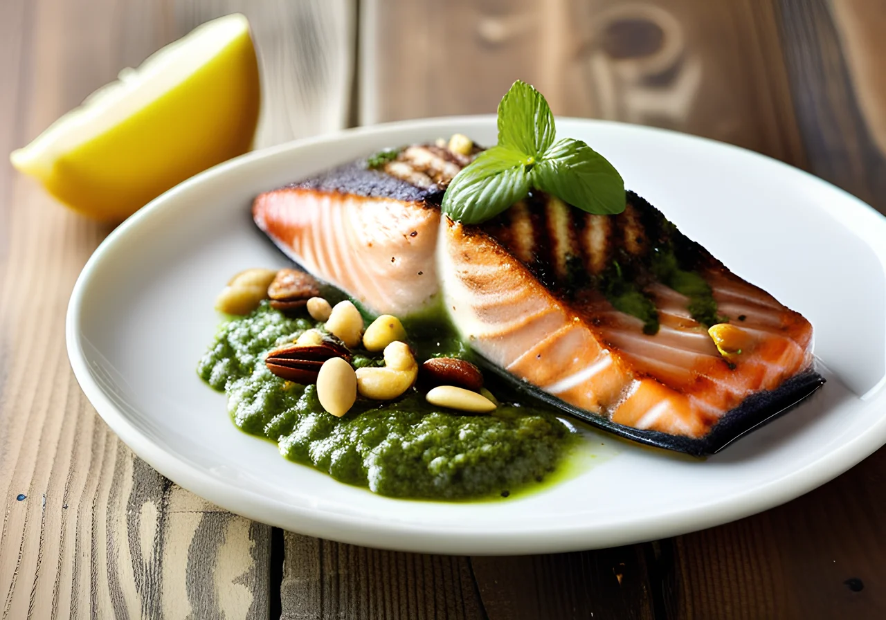 Grilled Salmon Trout