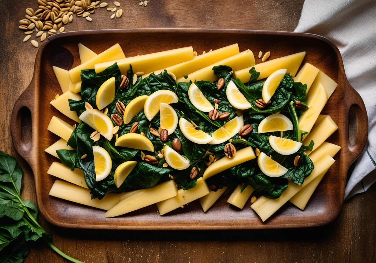 Parsnip Swiss Chard Salad