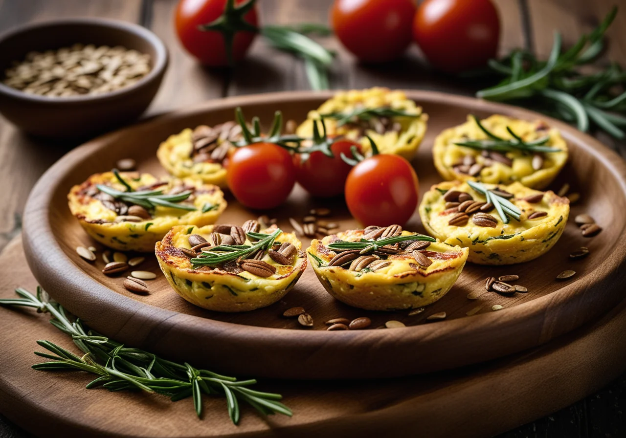 Small Vegetable Omelettes