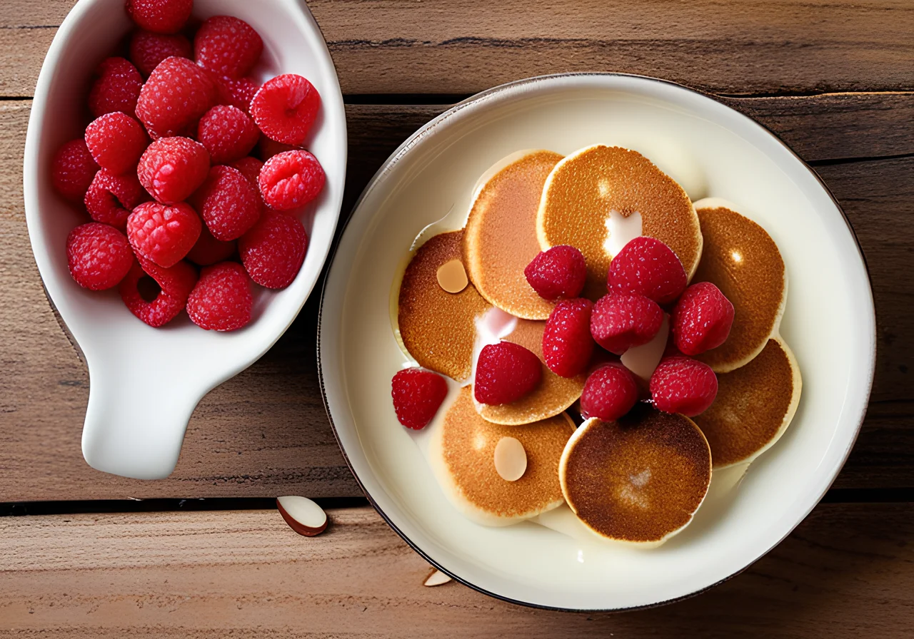 Pancake Cereal with Berries