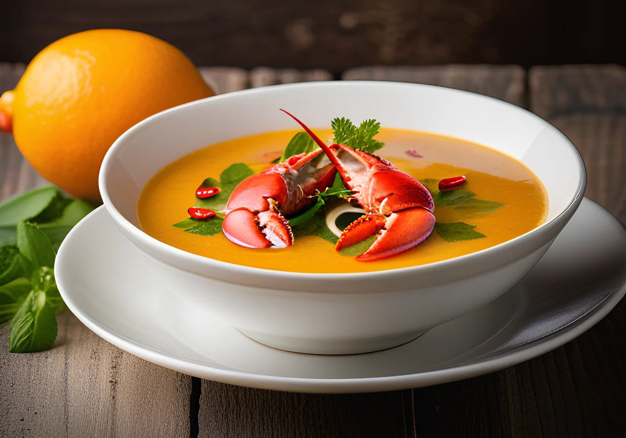 Lobster Coconut Soup