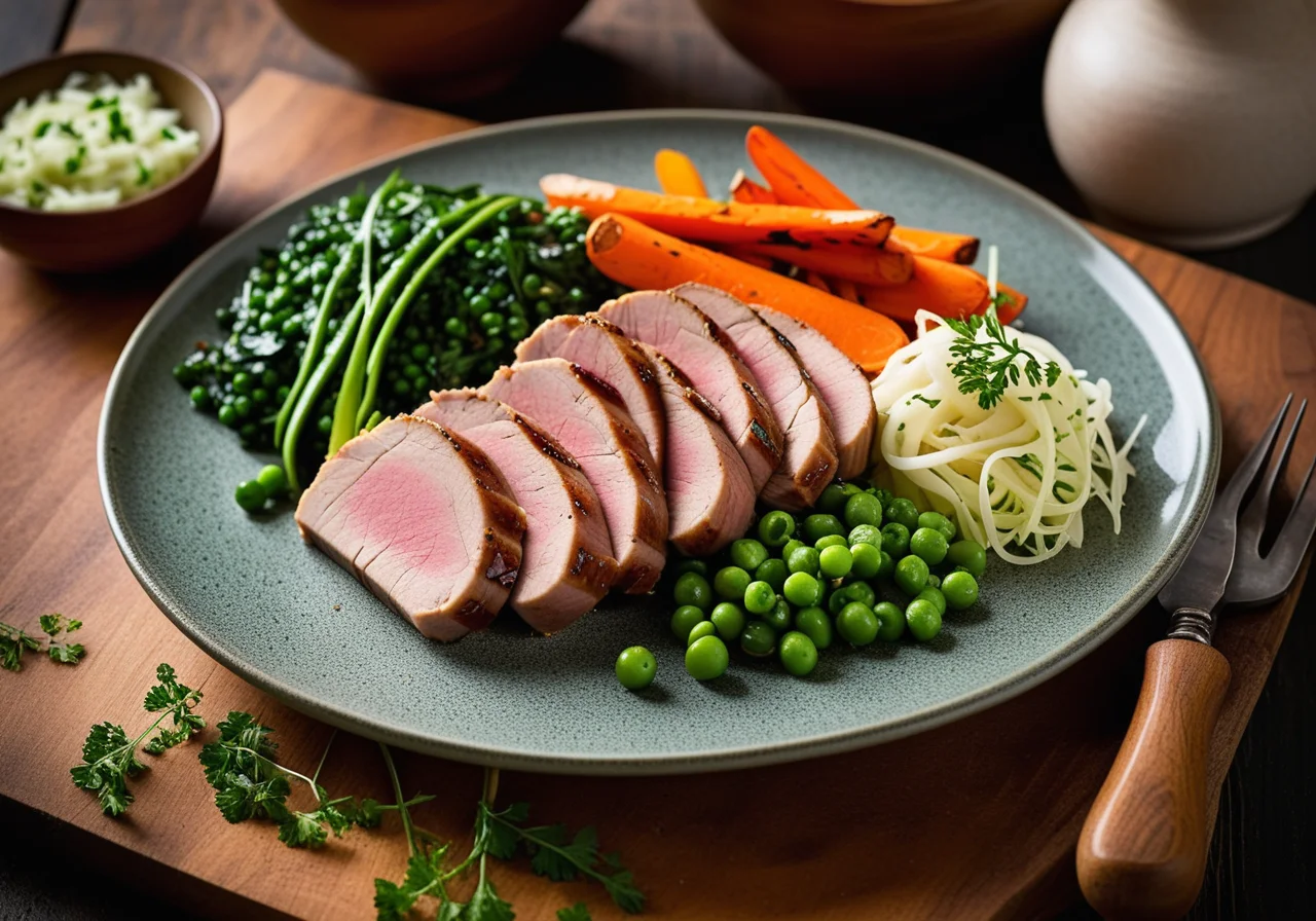 Pork Fillet with Vegetables