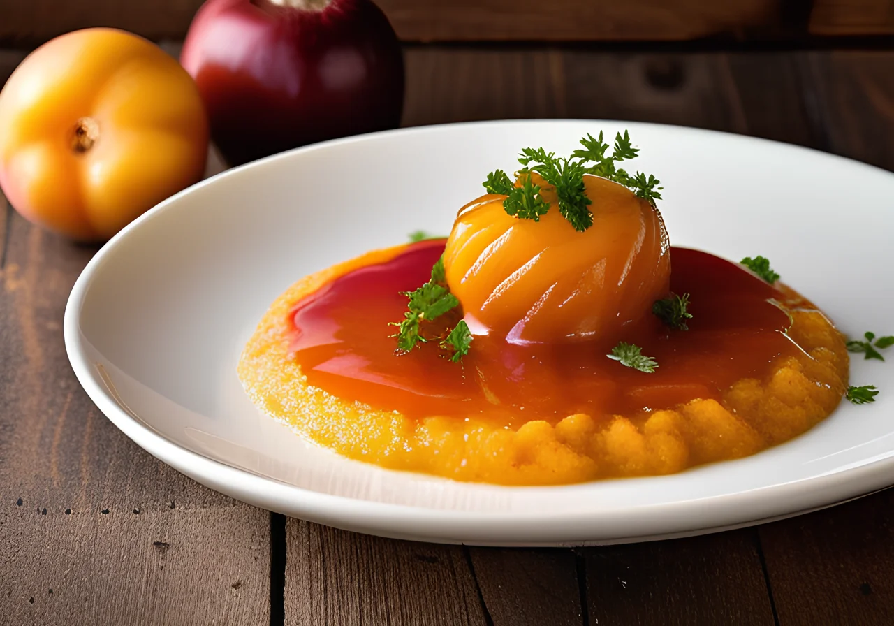 Beetroot Grated Cakes with Apple Sauce