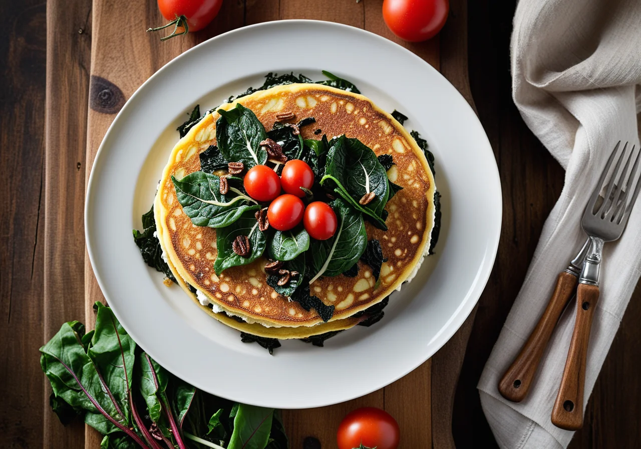 Pancake Swiss Chard Gratin