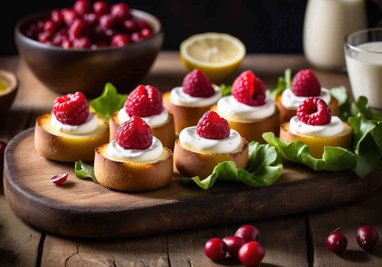 Matjes Bites with Horseradish Cream