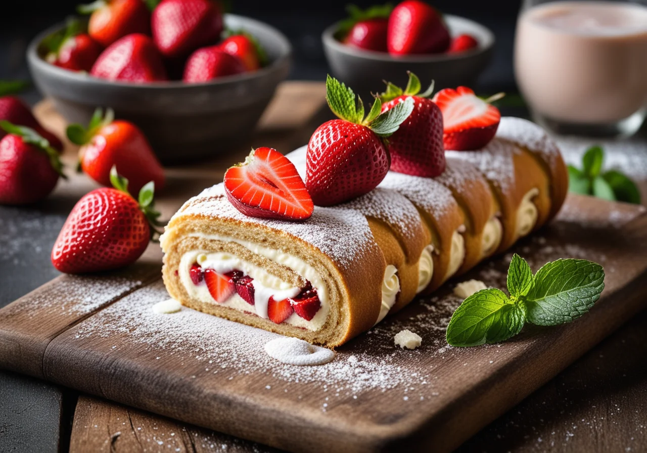 Strawberry Roll