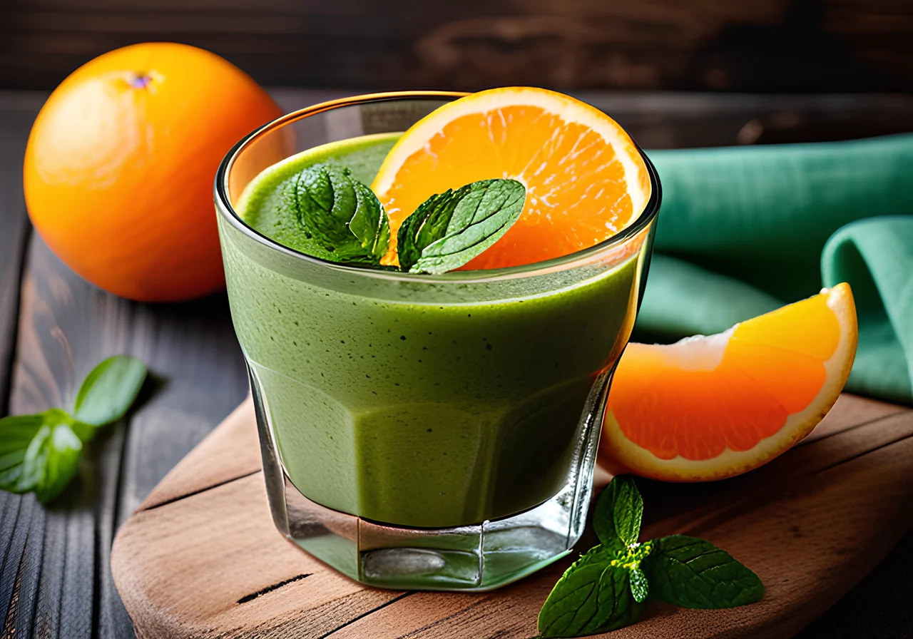 Fruitful Herb Smoothie
