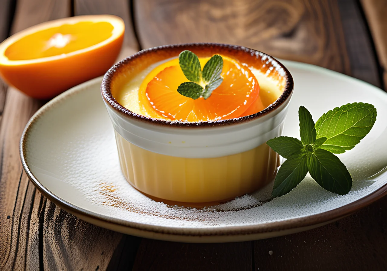 Baked Orange Pudding