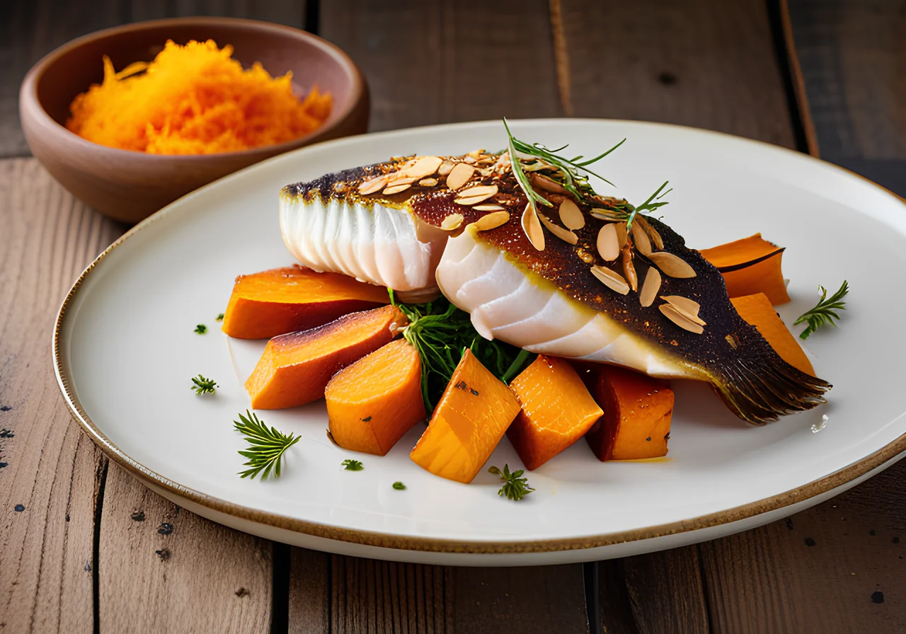 Pikeperch Fillet with Almond Flakes